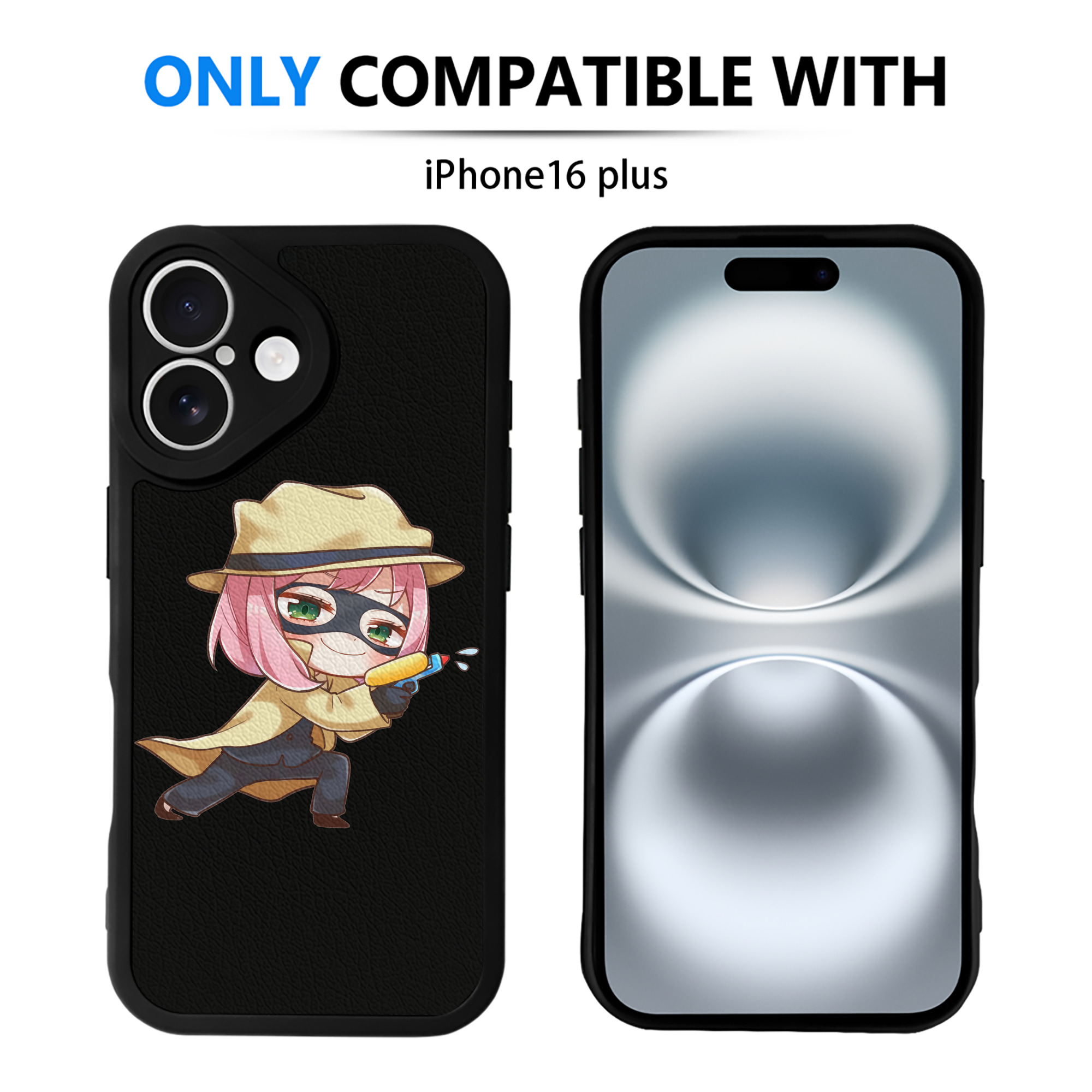 （画像用） SPY×FAMILY间谍家家酒 【iPhone 16シリーズ対応】シリコンスマホケース（レザー調） 材質：シリコン